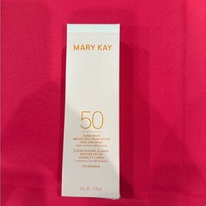 Mary Kay Sunscreen Broad Spectrum SPF 50 – Face & Body (4 oz) – NEW